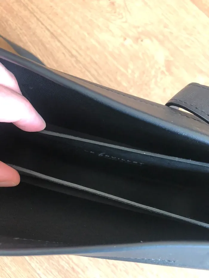 Sac bandoulière noir cuir neuf Made in France - photo numéro 7