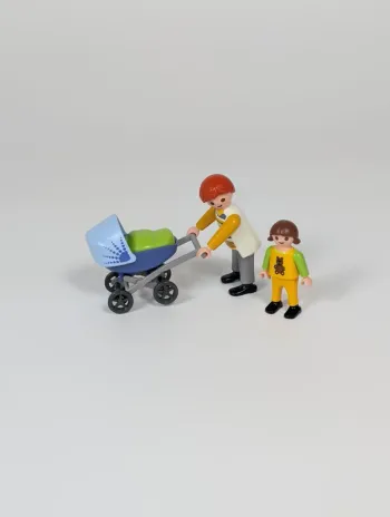 Playmobil Papa enfant et landau