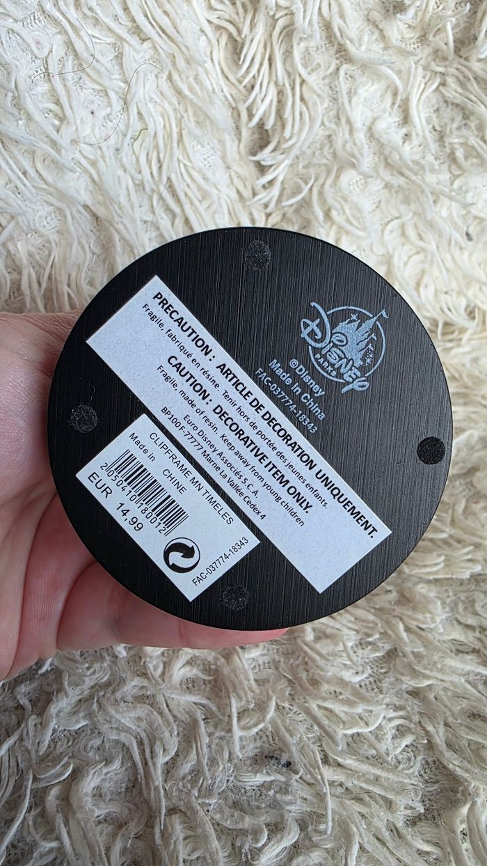 Figurine disney minnie - porte photo - disneyland paris / disney store - photo numéro 4