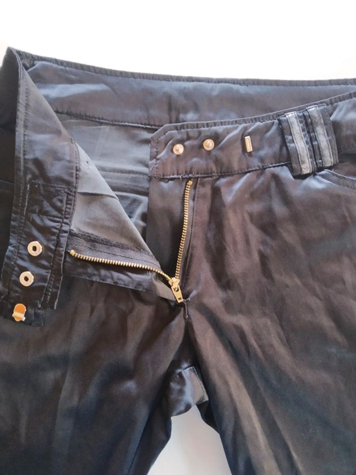 Pantalon satiné noir - photo numéro 4