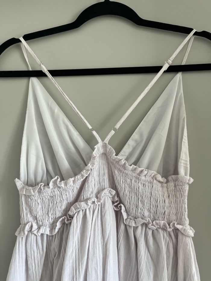 Robe à fines brides avec dos nu blanc - Taille S - Shein - photo numéro 6