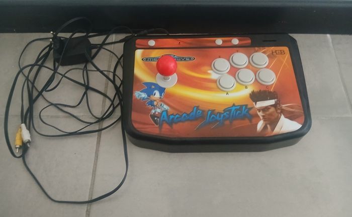 Arcade joystick sega Megadrive alex kidd shinobi 3 comix zone golden axe 3 - photo numéro 2