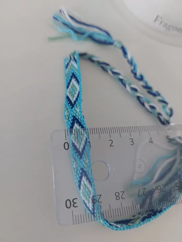 Bracelet fantaisie bleu clair - photo numéro 3