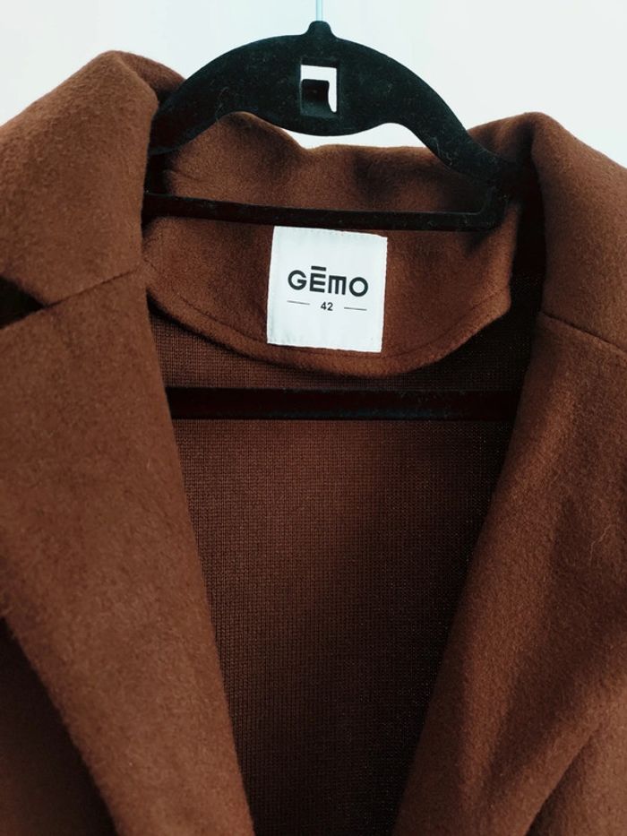Gemo manteau marron 42 - photo numéro 2