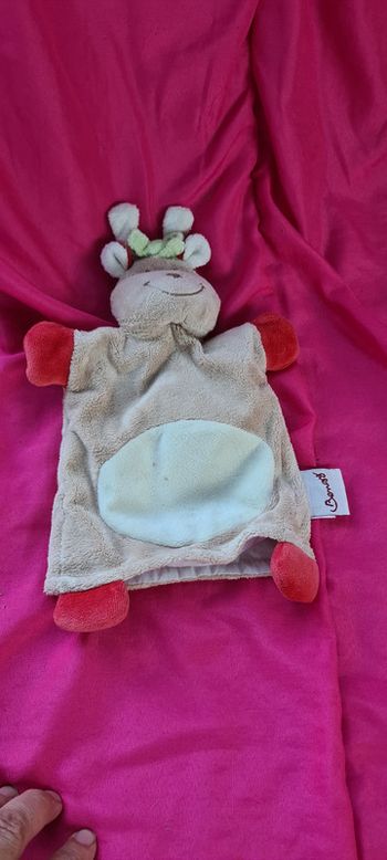 Doudou marionnette petit Renne marque Bengy 2005