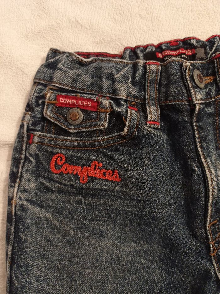Pantalon jean taille 5 ans marque complice très grande marque - photo numéro 2