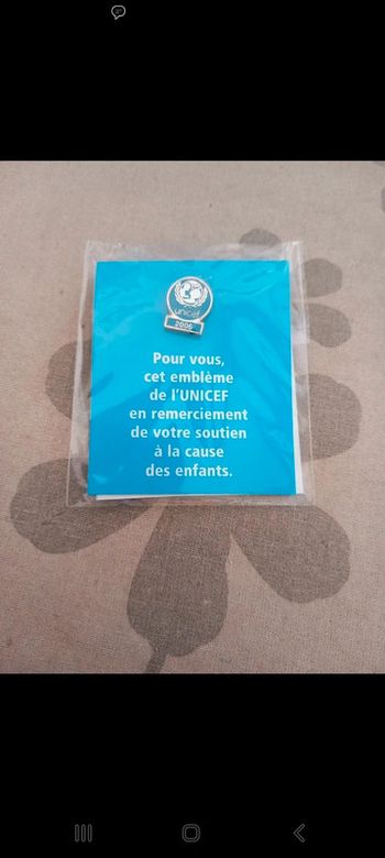 🟩Pin's collection 2006 unicef Neuf