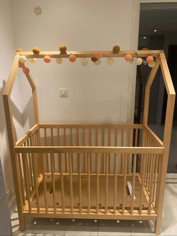 Lit bébé neuf maison du monde cabane  barreau évolutif