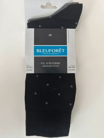 Lot de 2 chaussettes Bleuforet NEUF 43-46
