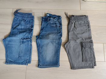 Lot de 3 bermudas en jean garçon taille 16 ans