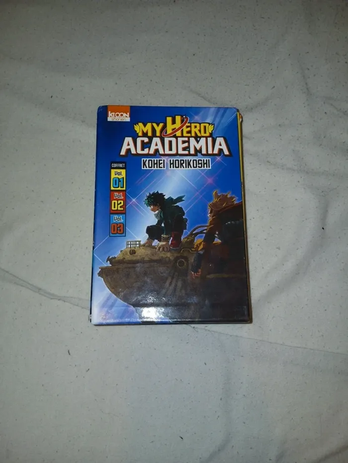 Coffret des trois premier tome de my hero académia