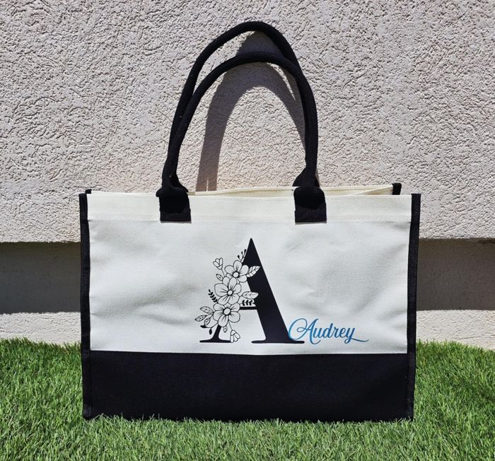 Grand sac cabas personnalisé