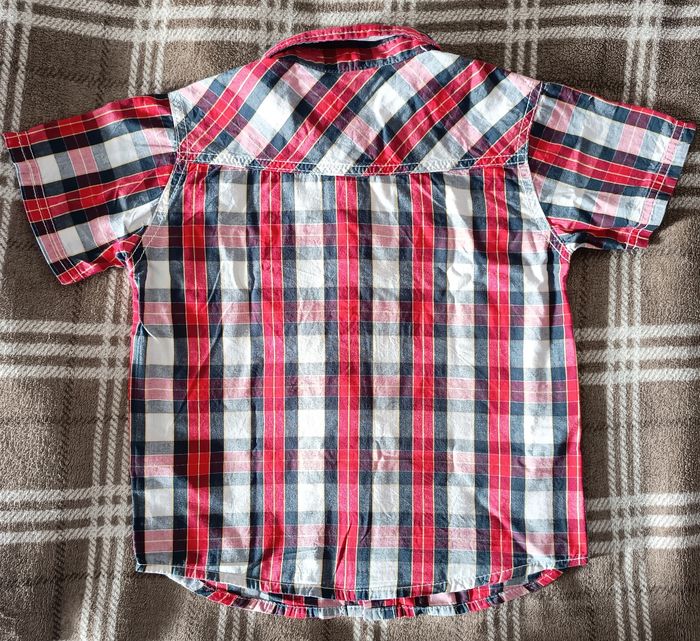 👔 Chemise Enfant Manches Courtes à Carreaux - 5 Ans - photo numéro 6