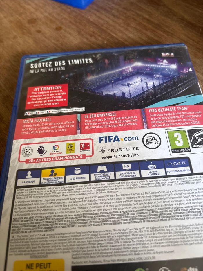 Jeux ps4 fifa 20 - photo numéro 3