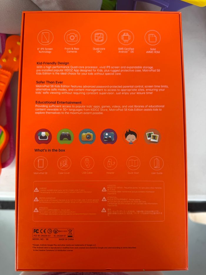 Tablette Enfant VANKYO MatrixPad S8 – Kids Edition - photo numéro 2