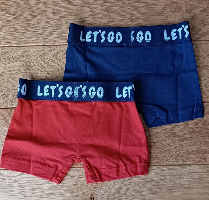 Caleçons Rouge & Bleu Marine Tissaia Garçon Lot De 2 - photo numéro 2