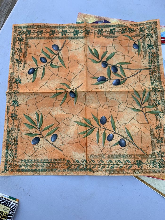 Lot de 6 serviettes décoratives - photo numéro 5