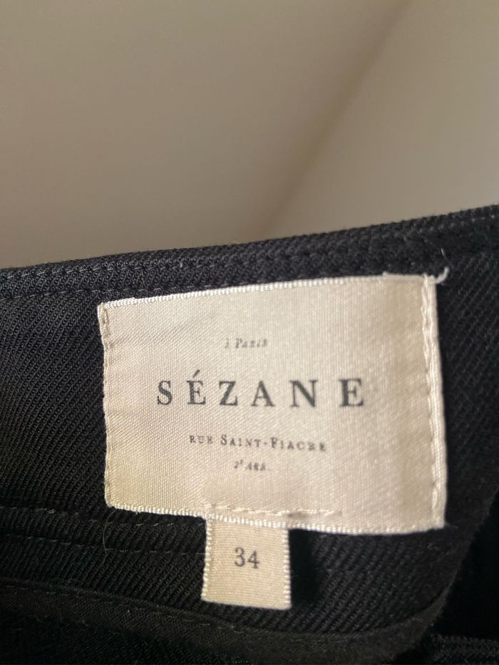 Pantalon Yves noir sezane taille 34 - photo numéro 4