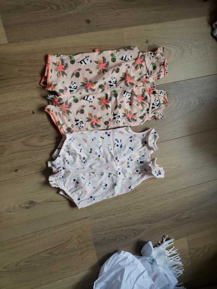 Lot de 2 combi shorts 6 mois - photo numéro 4