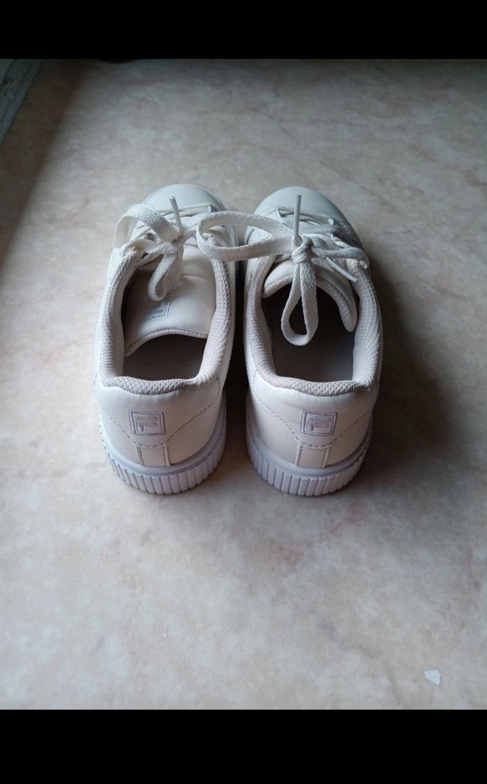 Basket fille Fila blanc cassé beige 33 - photo numéro 5