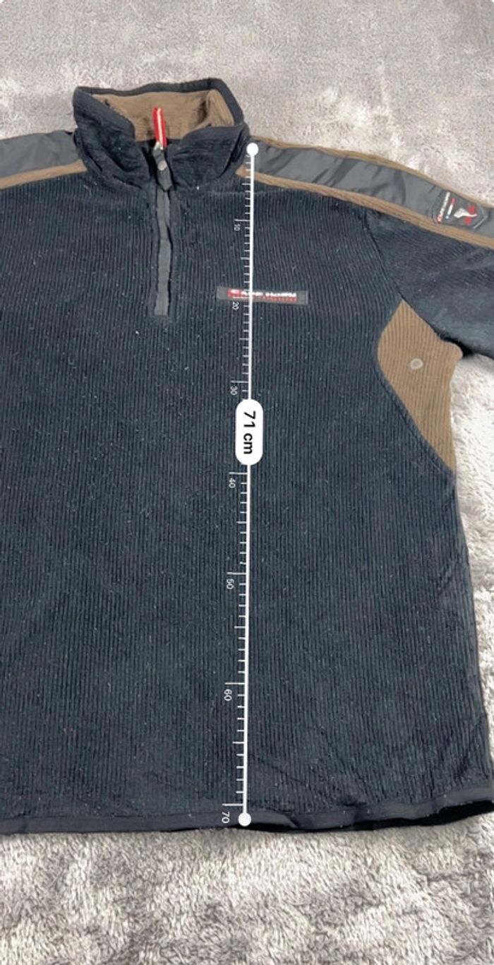 Pull Camionneur Cape Horn Noir & Marron – Taille XL - photo numéro 4