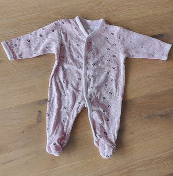Pyjama rose taille naissance 50cm Hikaro