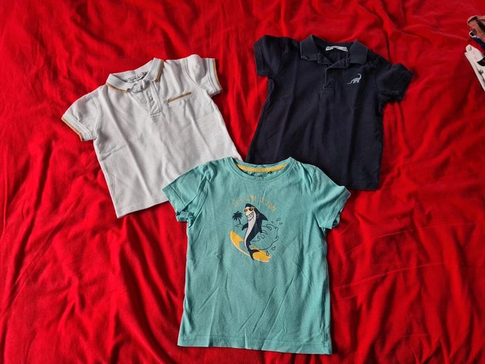 Lot polos et t-shirt été 4 ans Marque NPO