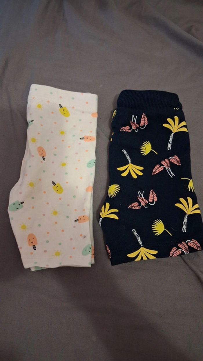 Lot shorts 9 mois