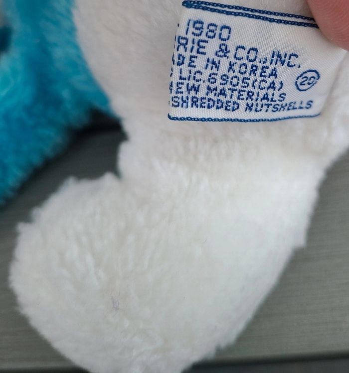 Peluche shtroumpf bleu et blanc - photo numéro 5