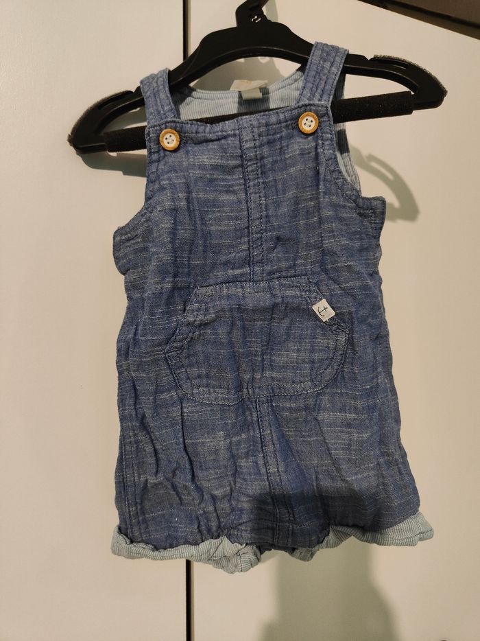 Salopette short bébé