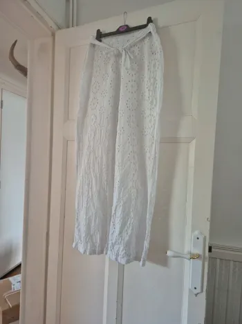 Pantalon été blanc primark