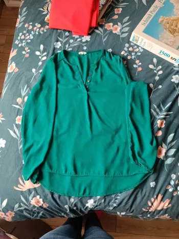 Blouse verte