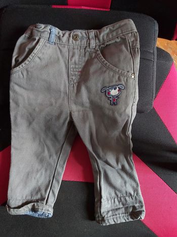 Pantalon gris 12M