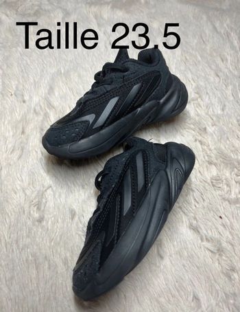 Basket bébé garçon adidas ozelia noir taille 23,5