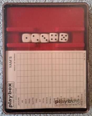 ♟️Jeu de société Yam's en boite