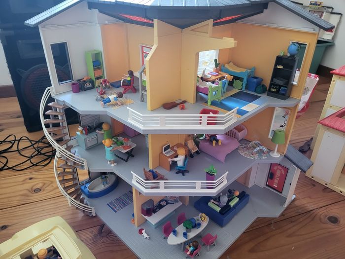 Maison playmobile + étage supplémentaire - photo numéro 3
