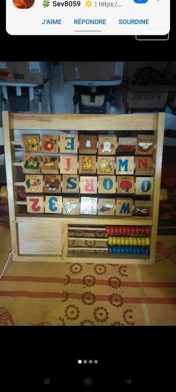 Mon alphabet en bois j41
