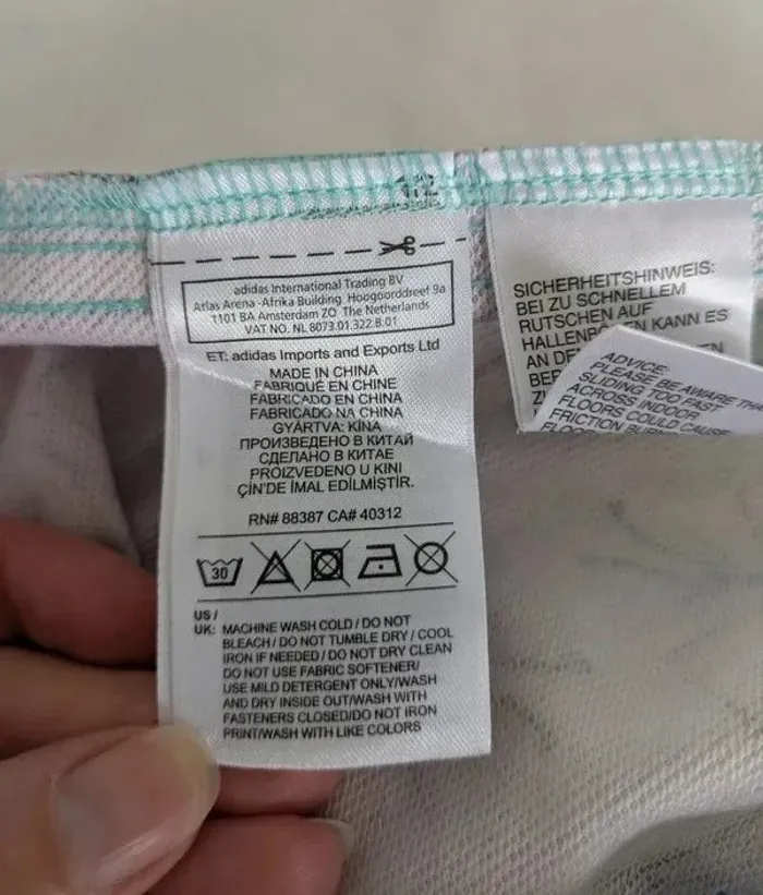 Mini-jupe d'été zippée - Adidas - taille 42 - photo numéro 5