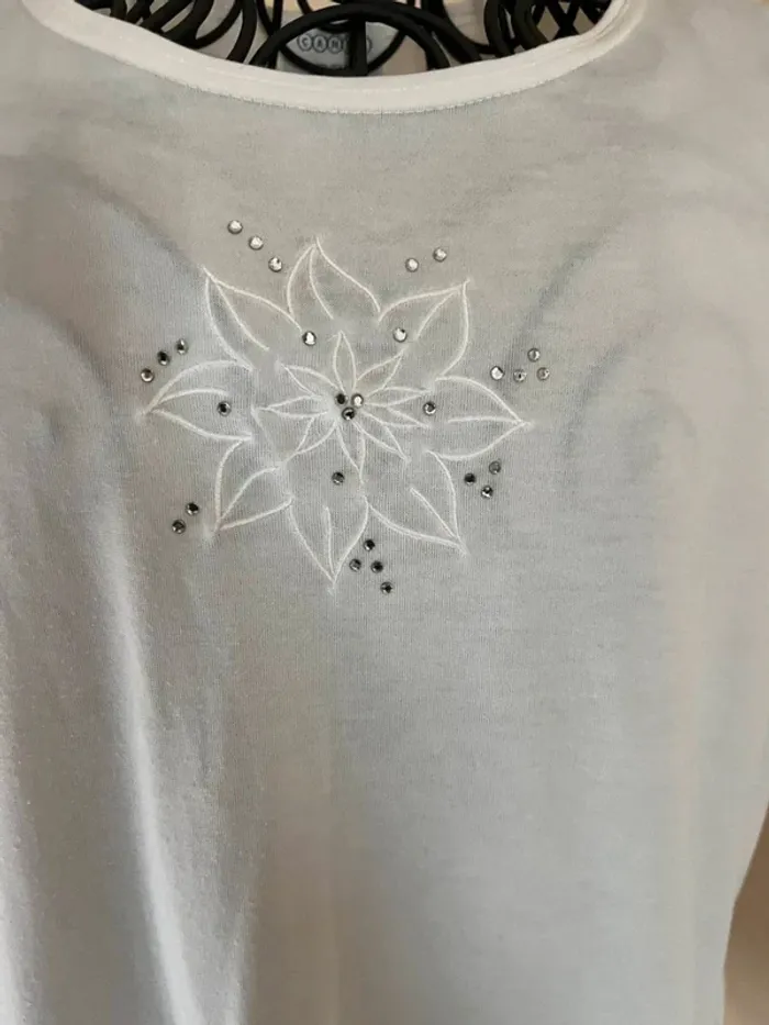 Tee-shirt blanc Taille XXL - photo numéro 3