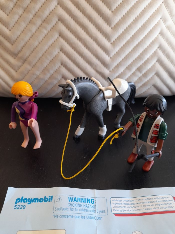 Playmobil 5229 Voltigeuse et dresseur de cheval