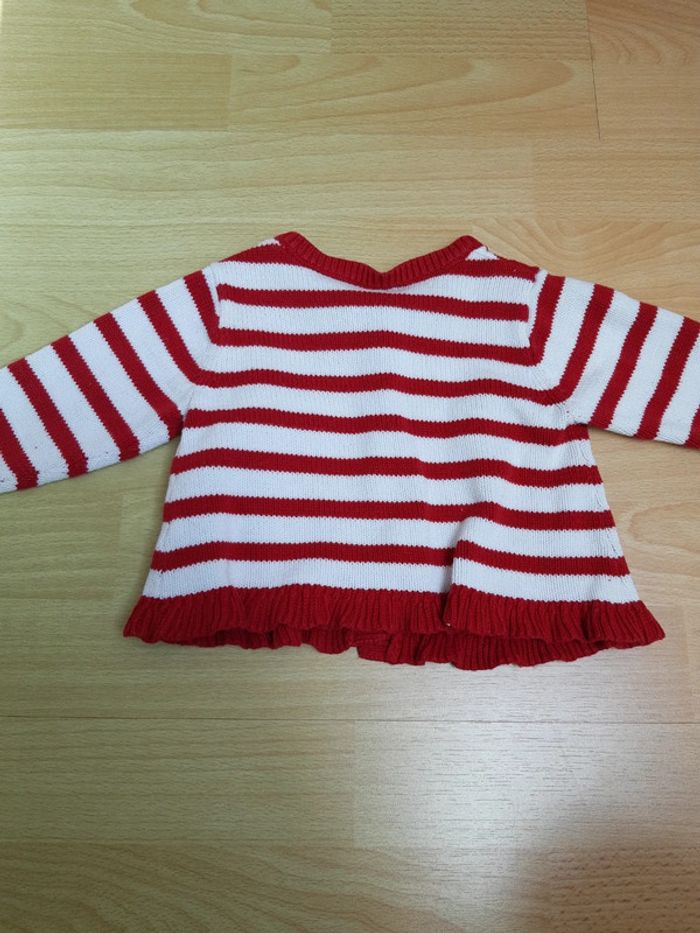 Gilet blanc et rouge Sergent Major 18 mois TBE - photo numéro 4