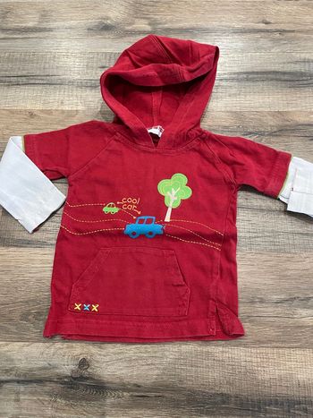 Tee-shirt à capuche garçon 6 mois