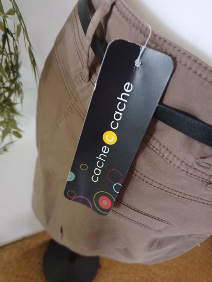 jupe taille 36 cache-cache avec ceinture neuve - photo numéro 6