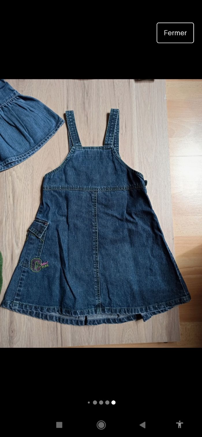 ensemble sergent major 5 ans t-shirt une robe en jean - photo numéro 6