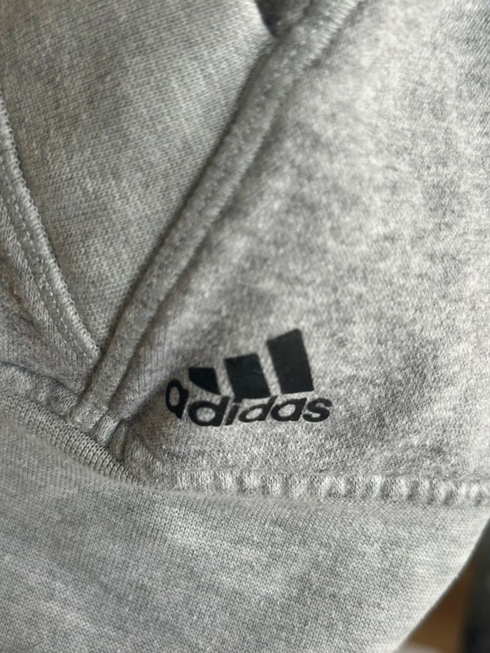 Veste à capuche Adidas zippée grise – Très bon état - photo numéro 3