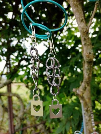 Boucles d'oreilles  "  Rock ' n Cœur  "