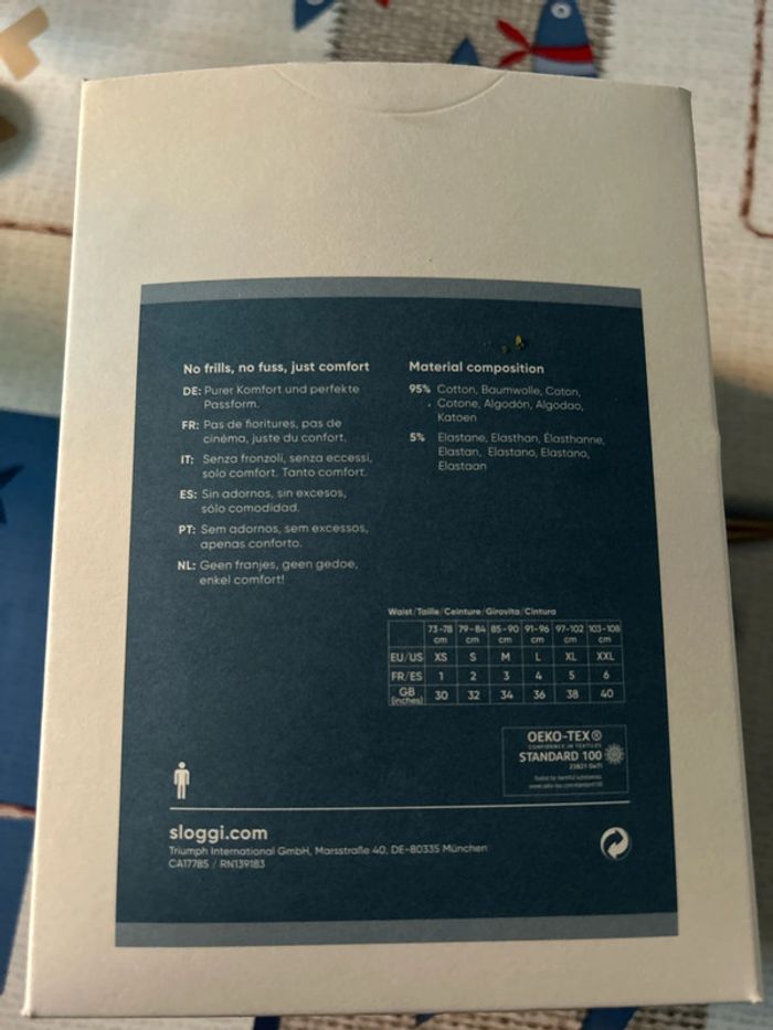 Sloggi caleçon blanc x6 taille XXL - photo numéro 3