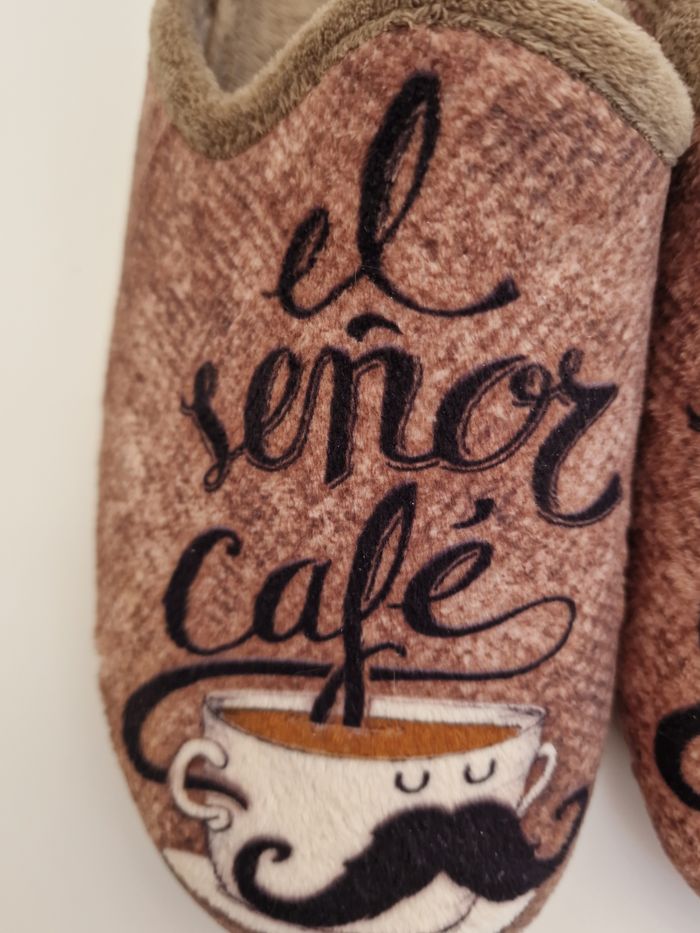 Mules Pantoufles El Señor Café Marron Noir - photo numéro 8
