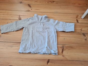 Tee-shirt col roulé coton