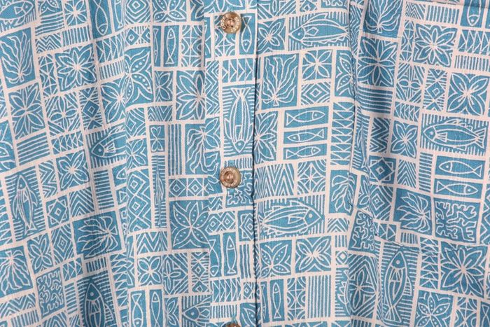 Superbe chemise hawaïïenne vintage fabriquée aux USA (#240301) - photo numéro 2